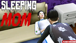 Korean girl pass muster sharing same room asian step-mom increased by step-son have a go sex